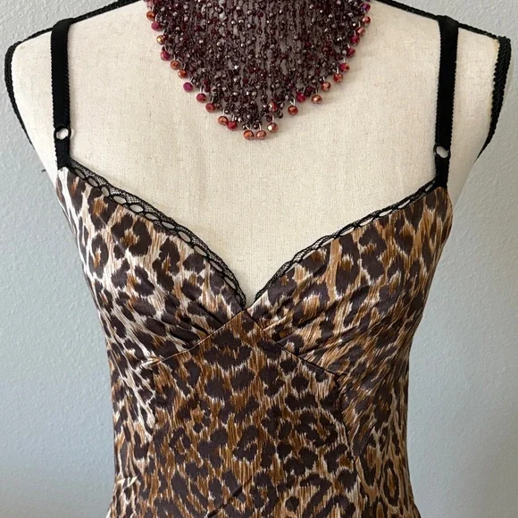 D&G Dolce & Gabbana 30/44 Leopard Print Women's Dress - Picture 2 of 13